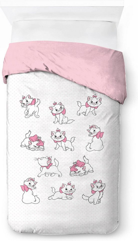 Disney Kinderbettwäsche Disney Aristocats, Linon, 2 teilig, 100% Baumwolle – Bild 4 von 5