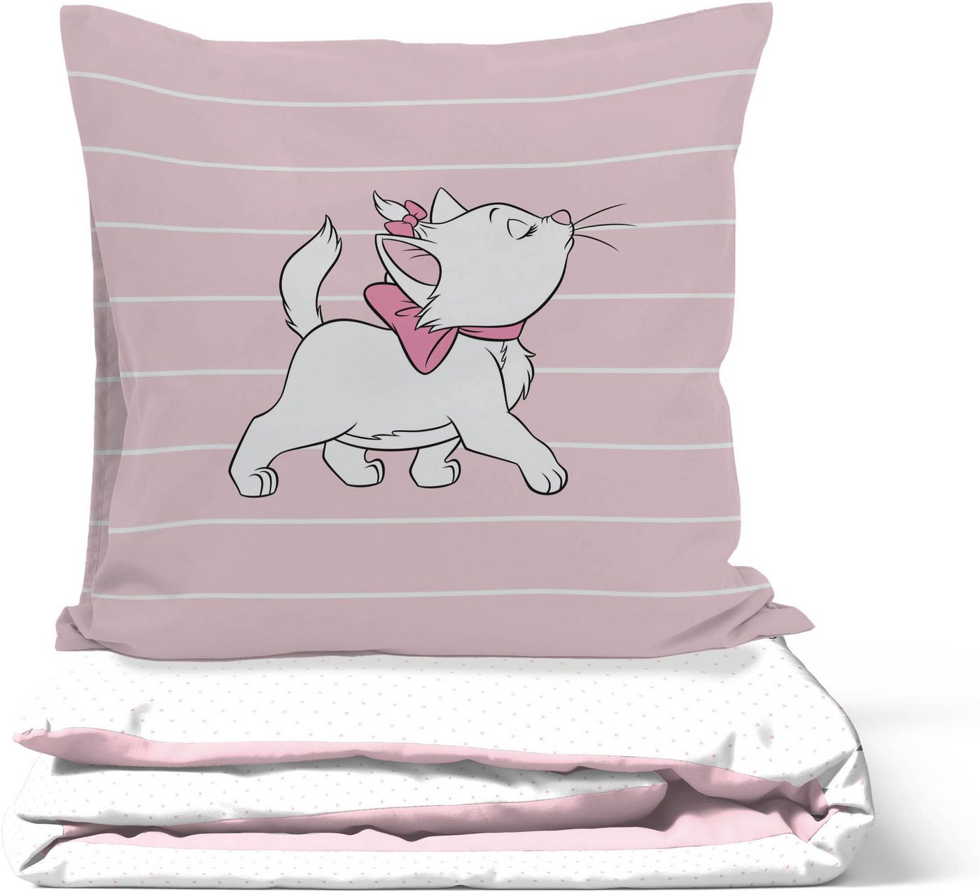 Disney Kinderbettwäsche Disney Aristocats, Linon, 2 teilig, 100% Baumwolle – Bild 5 von 5
