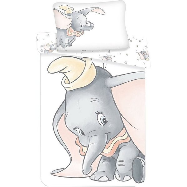 Disney Kinderbettwäsche Disney Dumbo, Renforcé, 2 teilig