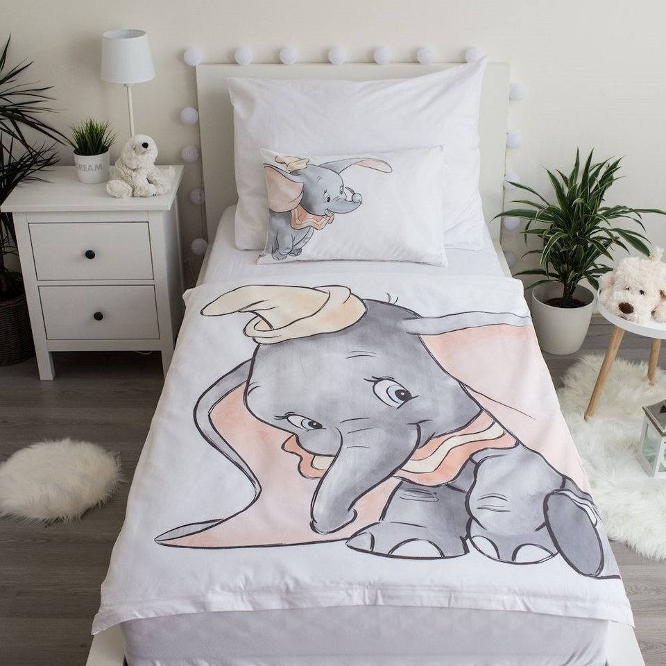 Disney Kinderbettwäsche Disney Dumbo, Renforcé, 2 teilig – Bild 2 von 5