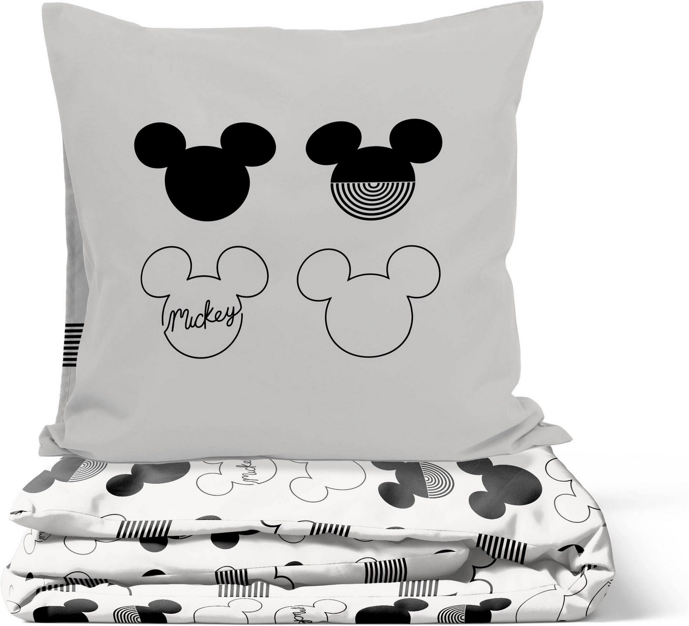 Disney Kinderbettwäsche Disney Mickey Mouse, Linon, 2 teilig, 100% Baumwolle – Bild 5 von 5