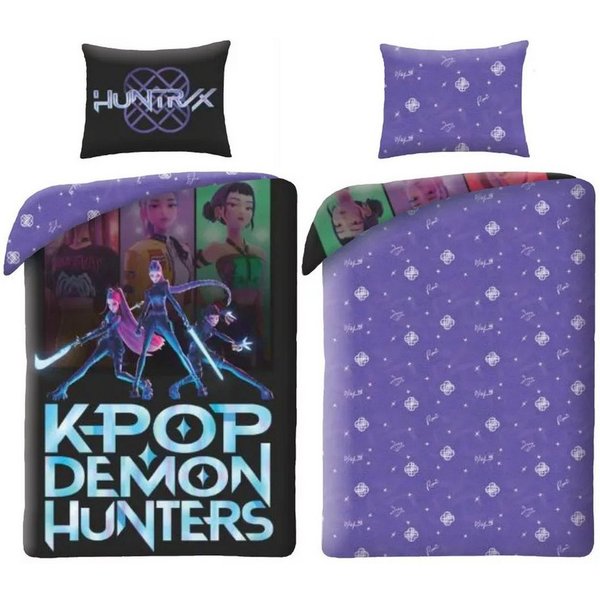 K-Pop Demon Hunters Kinderbettwäsche K-pop Demon Hunters Take Down Mikrofaser Bettwäsche 140×200 cm, 70x90
