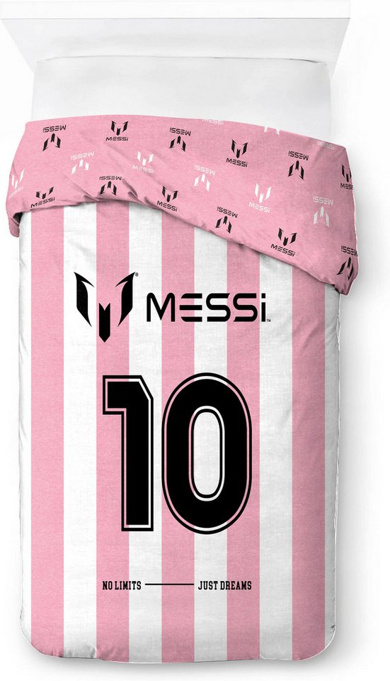 Kinderbettwäsche Messi No Limits Just Dream, Linon, 2 teilig, 100% Baumwolle – Bild 3 von 5