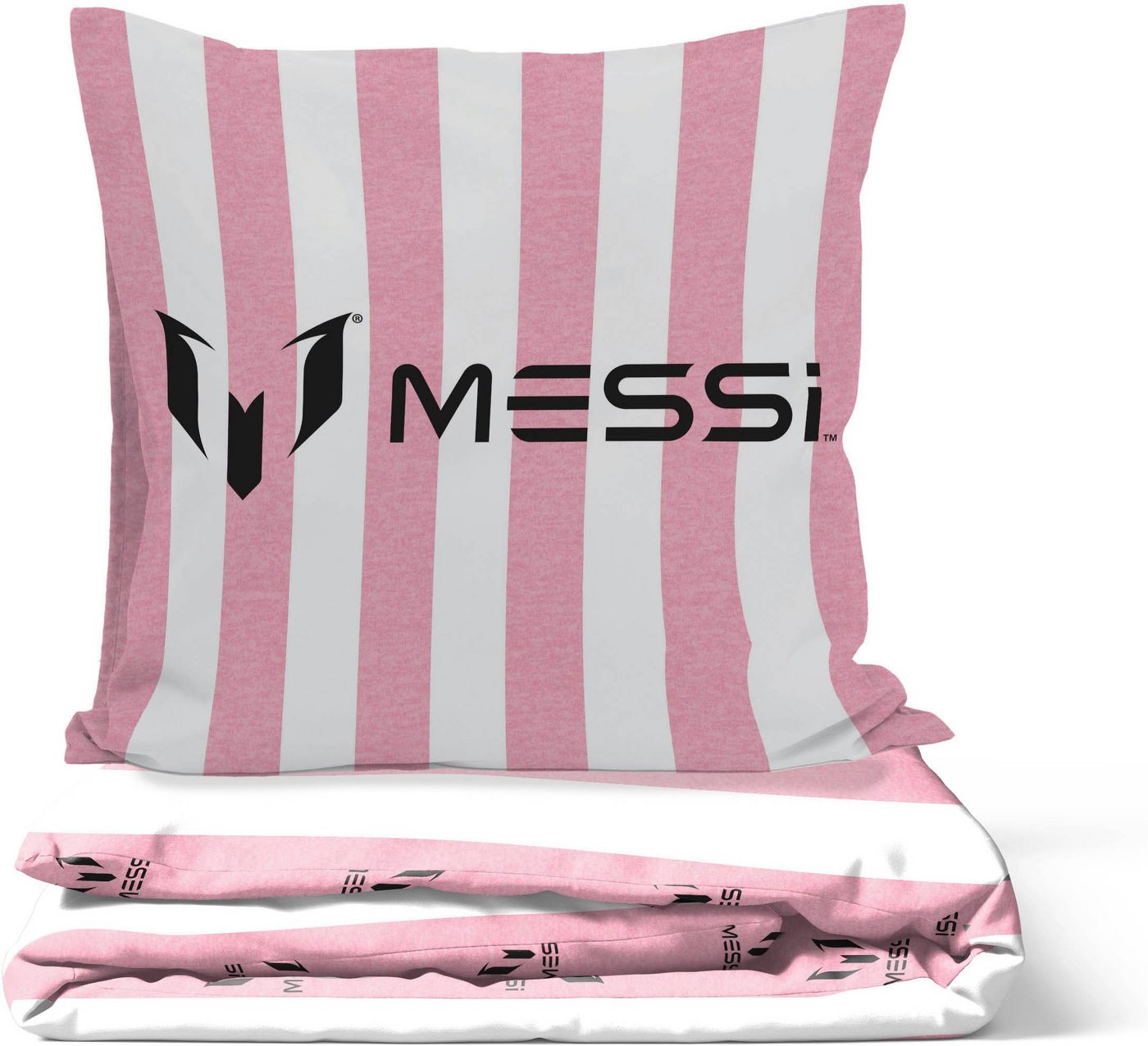 Kinderbettwäsche Messi No Limits Just Dream, Linon, 2 teilig, 100% Baumwolle – Bild 5 von 5