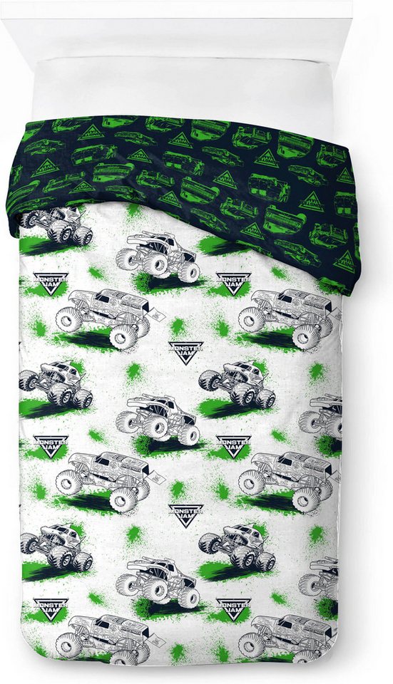 Kinderbettwäsche Monster Jam Splat, Linon, 2 teilig, 100% Baumwolle – Bild 3 von 5