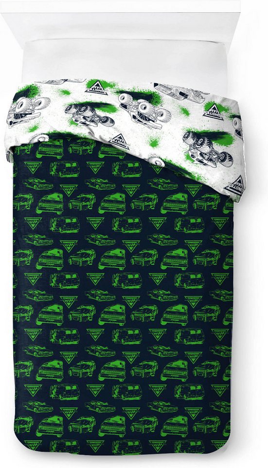 Kinderbettwäsche Monster Jam Splat, Linon, 2 teilig, 100% Baumwolle – Bild 4 von 5