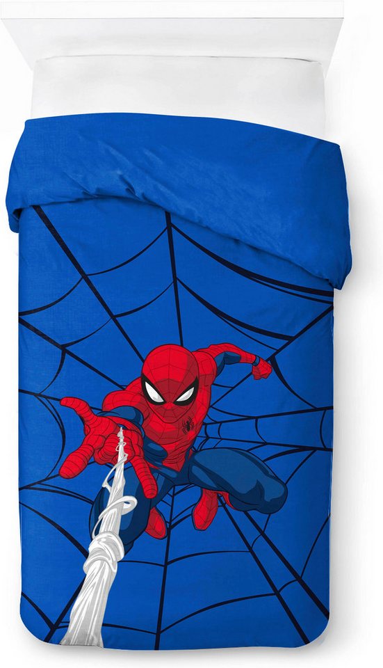 Spiderman Kinderbettwäsche SpiderMan Webtastic, Linon, 2 teilig, 100% Baumwolle – Bild 3 von 5