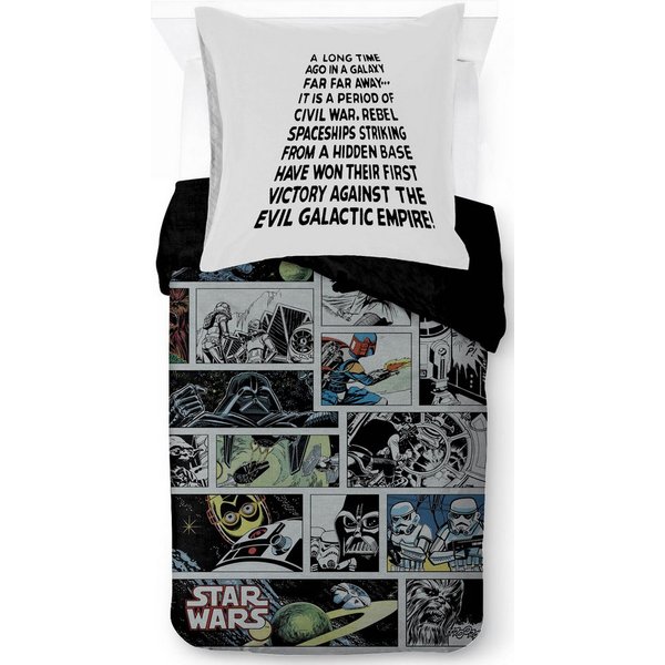 Star Wars Kinderbettwäsche Star Wars Classic Comic, Linon, 2 teilig, 100% Baumwolle