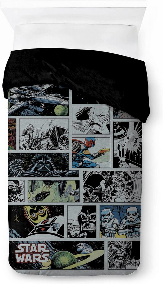 Star Wars Kinderbettwäsche Star Wars Classic Comic, Linon, 2 teilig, 100% Baumwolle – Bild 3 von 5
