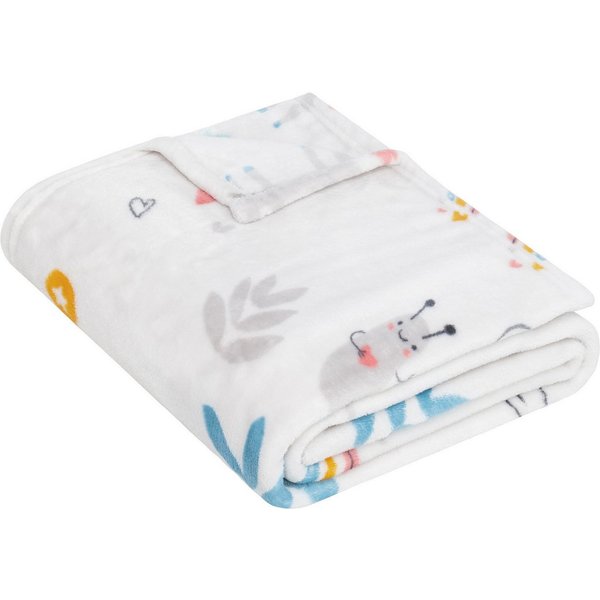 Kinderdecke Flanellfleecedecke s.Oliver Junior Einhorn, s.Oliver, mit kunterbunten Motiven