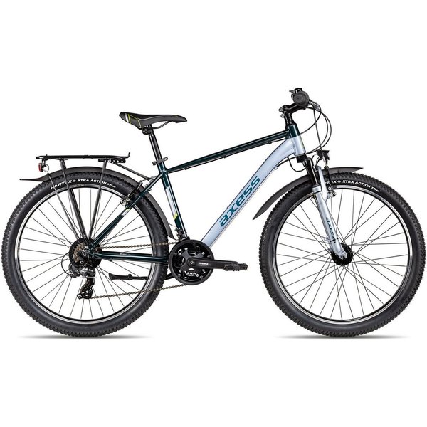 Axess Kinderfahrrad Axess Adventure 26, 21 Gang, Kettenschaltung, Shimano Tourney Schaltung schwarz/grau