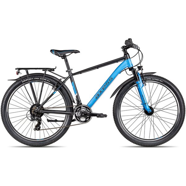 Axess Kinderfahrrad Axess Adventure 26, 21 Gang, Kettenschaltung, Shimano Tourney Schaltung blau