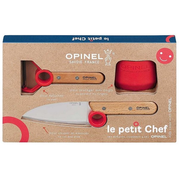 Opinel Kinderkochmesser Opinel Kinderkochmesser Set Le Petit Chef 3-tlg