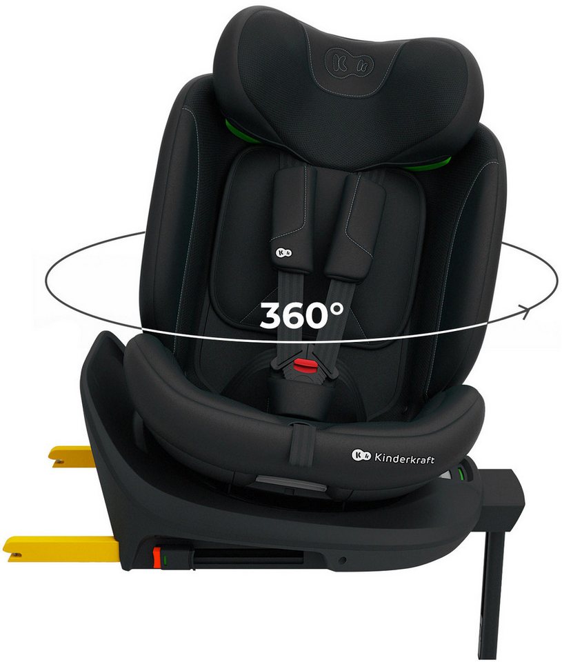 Kinderkraft Autokindersitz I-360 2 PLUS, ab: Geburt, bis: 12 Jahren, ab: 40 cm, bis: 150 cm, 360° – drehbarer Kindersitz – Bild 5 von 5