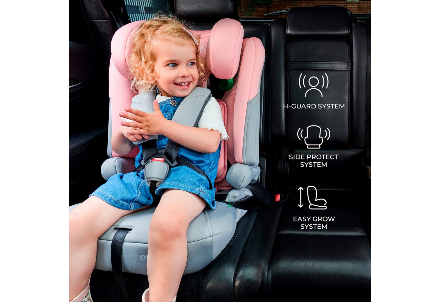 Kinderkraft Autokindersitz I-COMFY i-Size, ab: 15 Monaten, bis: 12 Jahren, ab: 76 cm, bis: 150 cm – Bild 3 von 5