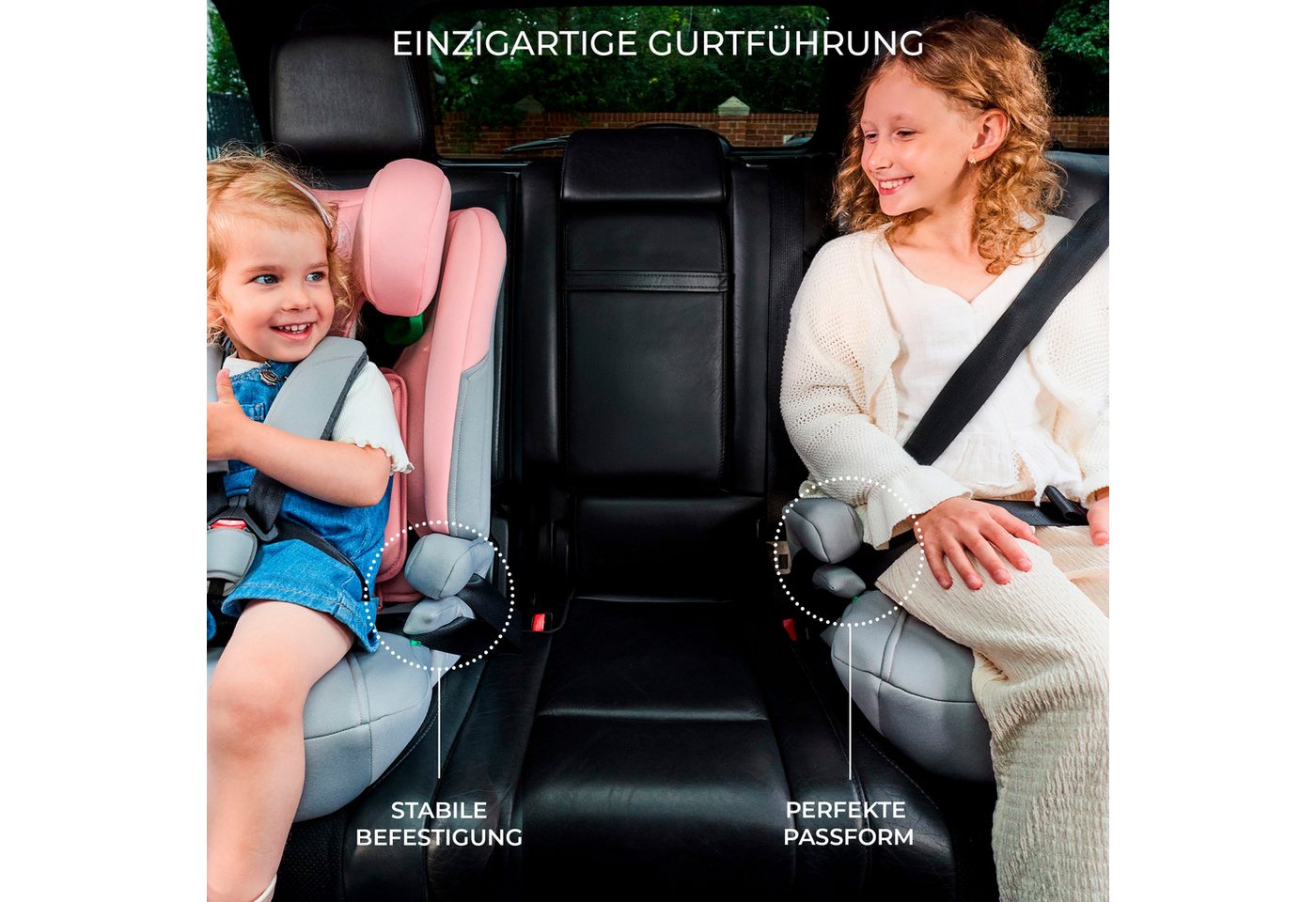 Kinderkraft Autokindersitz I-COMFY i-Size, ab: 15 Monaten, bis: 12 Jahren, ab: 76 cm, bis: 150 cm – Bild 4 von 5