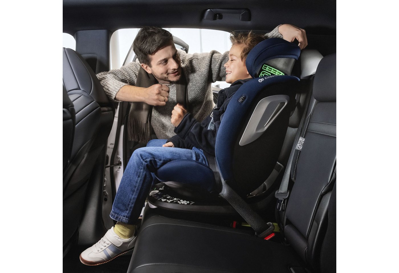 Kinderkraft Autokindersitz I-GROW 2 PLUS, ab: Geburt, bis: 12 Jahren, ab: 40 cm, bis: 150 cm, 360° – drehbarer Kindersitz – Bild 2 von 5