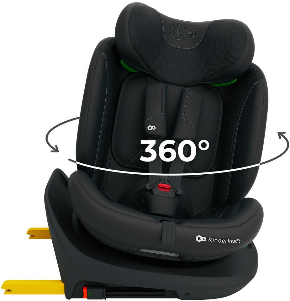 Kinderkraft Autokindersitz I-GROW 2 PLUS, ab: Geburt, bis: 12 Jahren, ab: 40 cm, bis: 150 cm, 360° – drehbarer Kindersitz – Bild 5 von 5