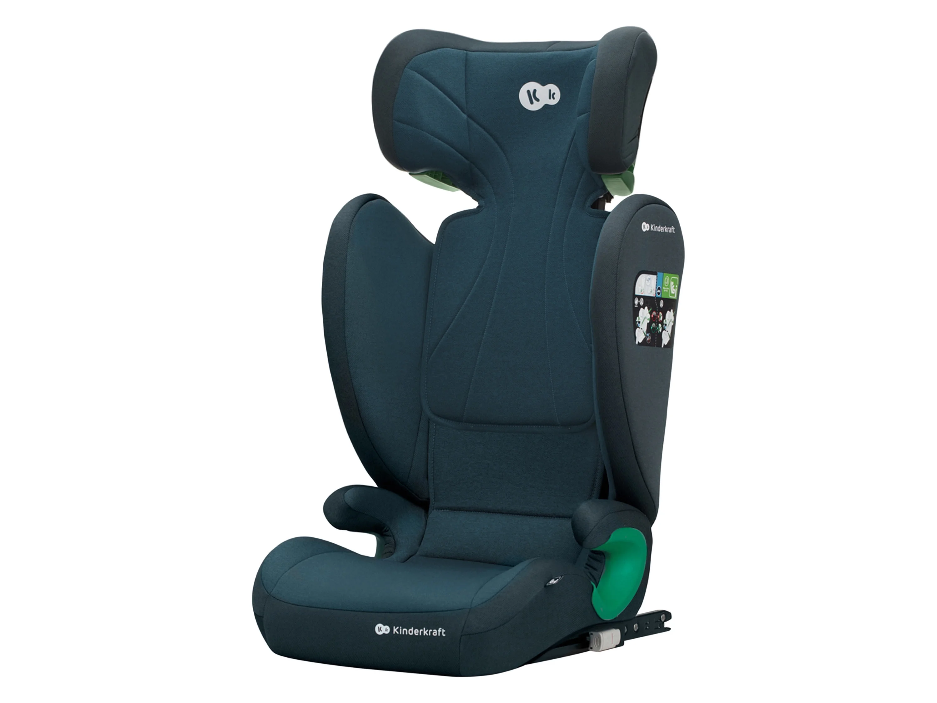 KINDERKRAFT Autositz JUNIOR FIX 2 (Harbour Blue) – Bild 4 von 4