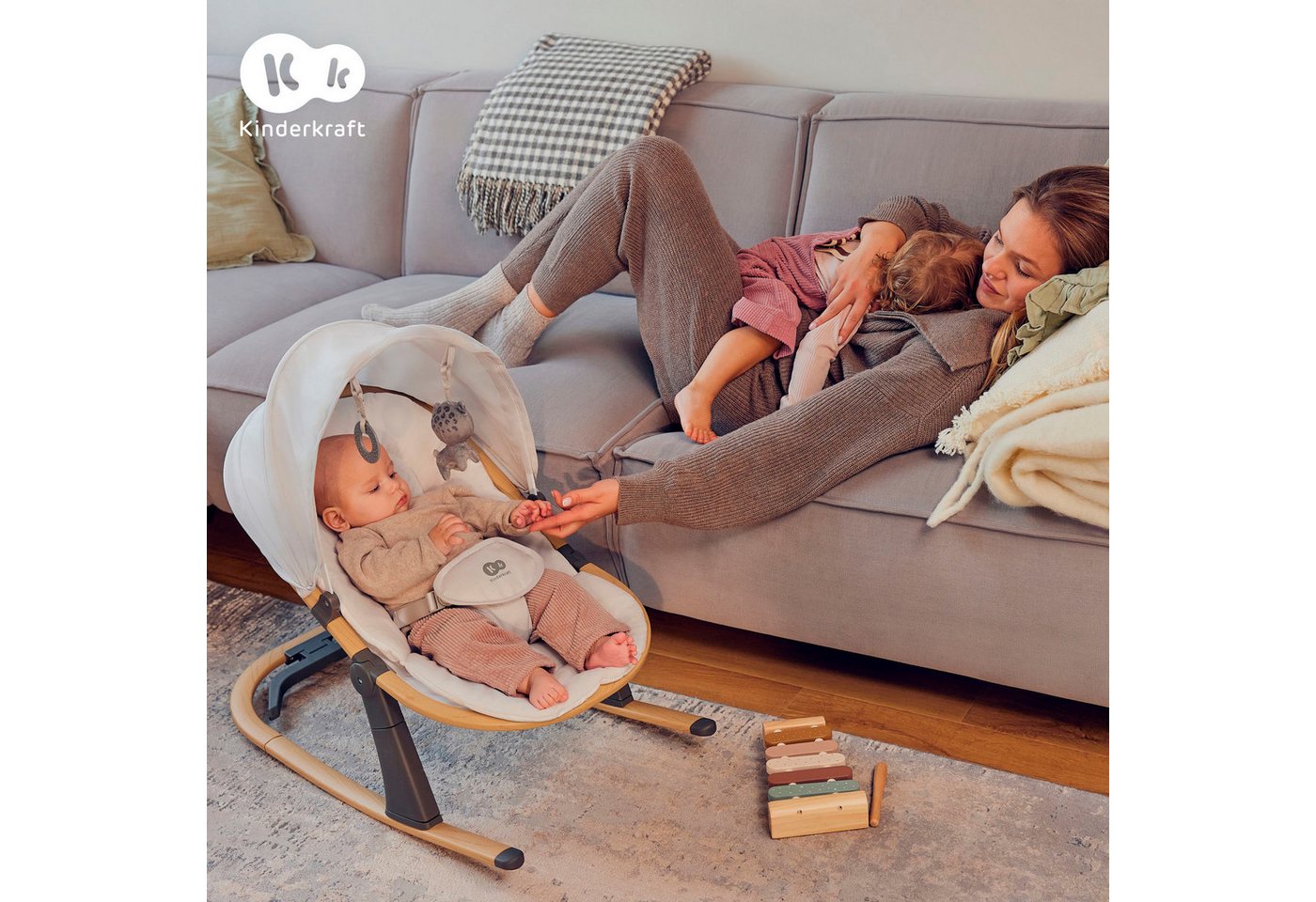 Kinderkraft Babywippe Elsu – Bild 4 von 5