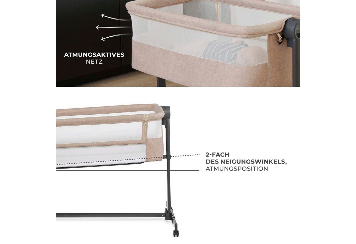 Kinderkraft Beistellbett Neste Up 2 – Bild 5 von 5