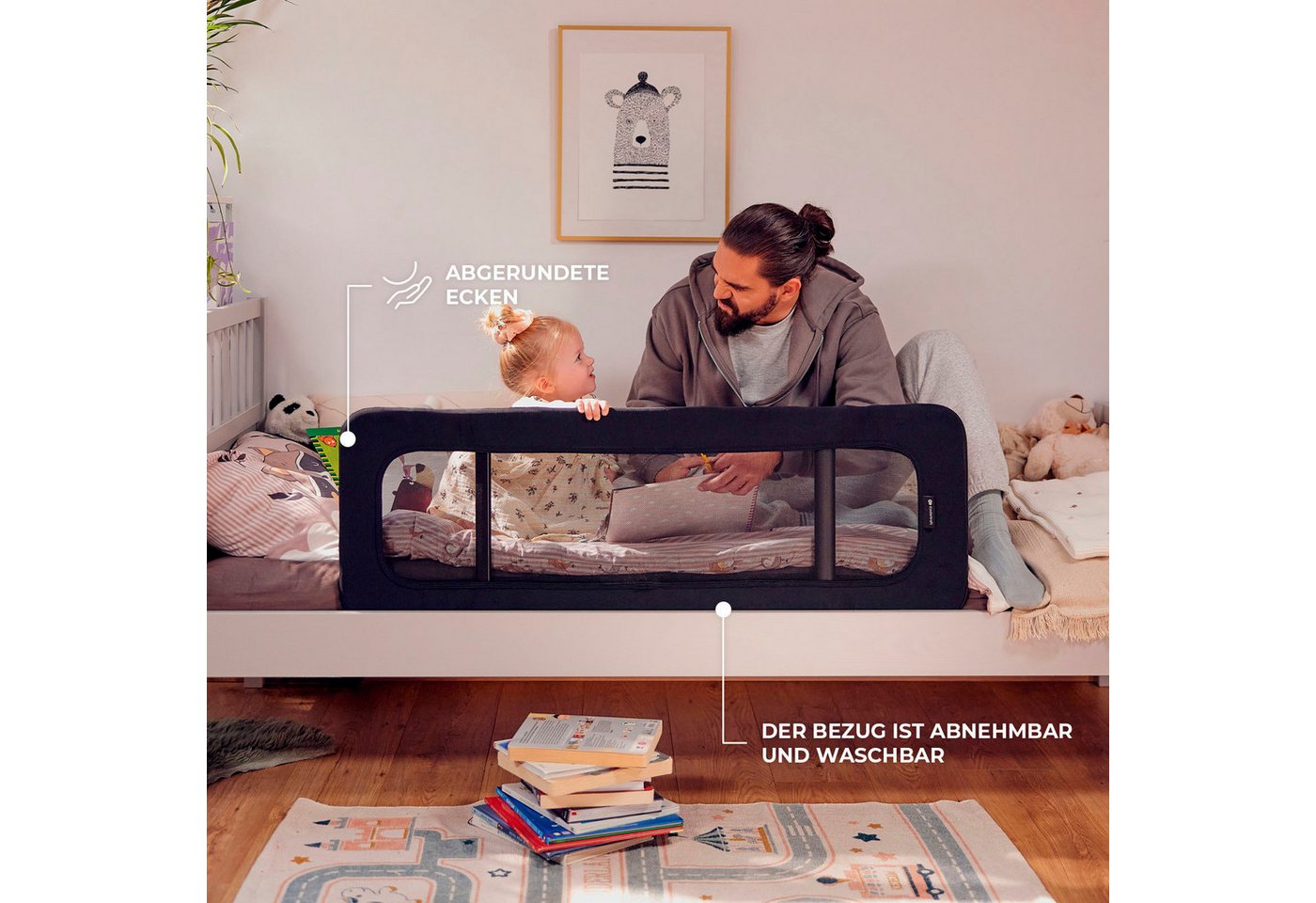 Kinderkraft Bettschutzgitter Guard and Dream – Bild 5 von 5