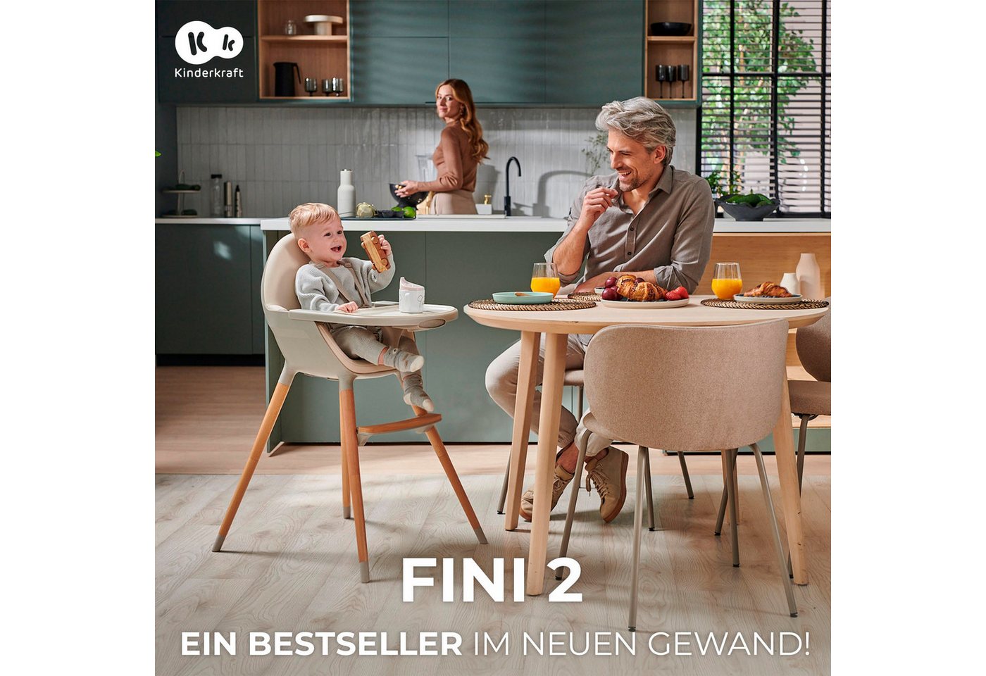 Kinderkraft Hochstuhl FINI 2 – Bild 3 von 5