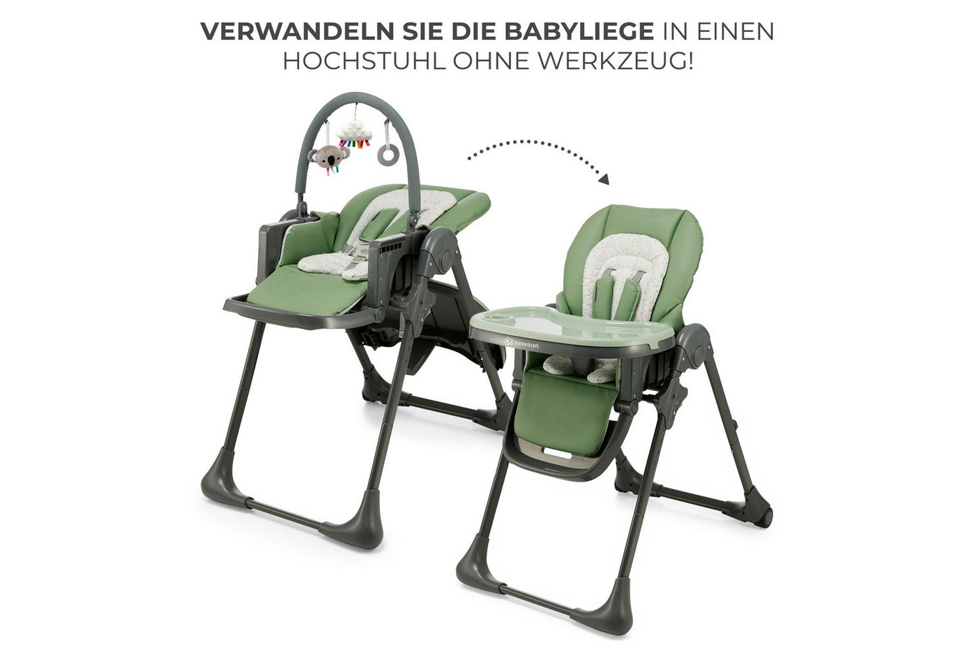 Kinderkraft Hochstuhl TUMMIE – Bild 4 von 5