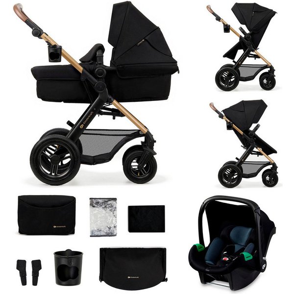 Kinderkraft Kombi-Kinderwagen MOOV 2 Air 3IN1, (Set), mit Luftreifen