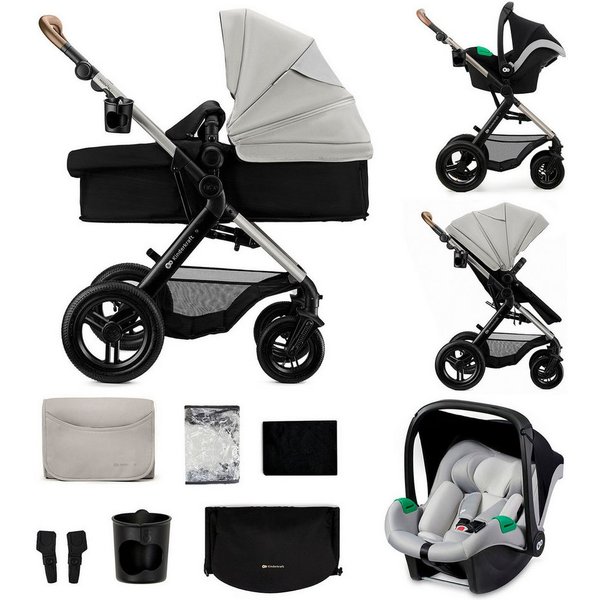 Kinderkraft Kombi-Kinderwagen MOOV 2 XL, (Set), mit Luftreifen