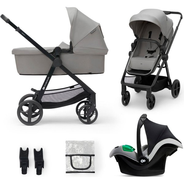 Kinderkraft Kombi-Kinderwagen NEWLY 3IN1 MINK PRO, (Set)