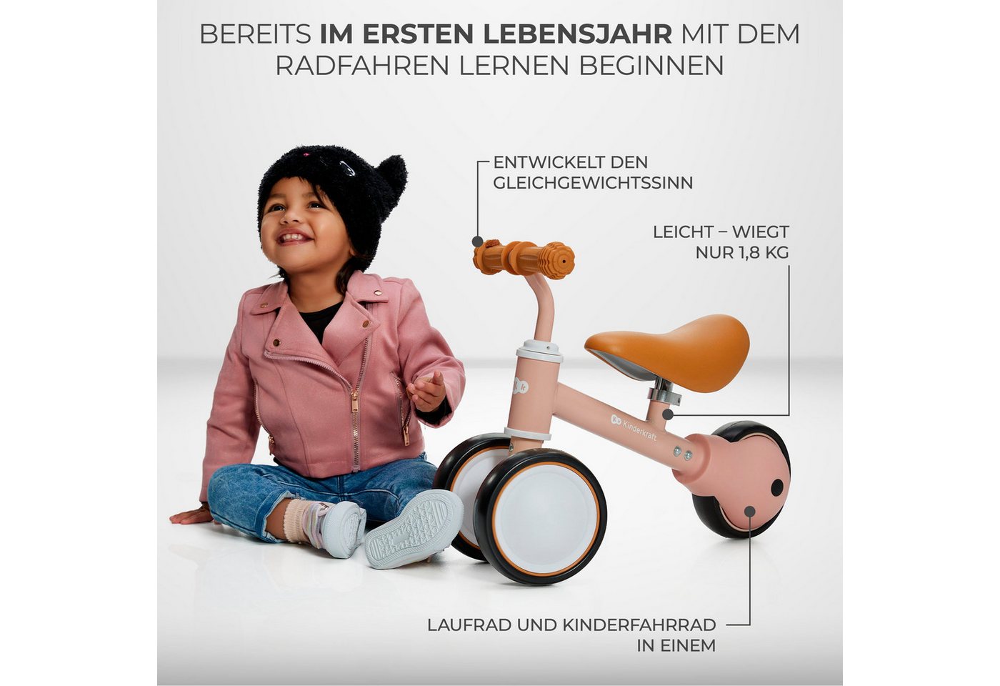 Kinderkraft Laufrad CUTIE – Bild 2 von 5