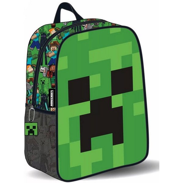 Minecraft Kinderrucksack Minecraft Face 3D Rucksack, Tasche 30 cm (1-tlg)