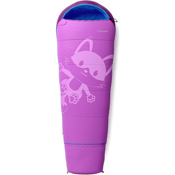 Crossroad Kinderschlafsack Crossroad Flexy pink Kinder Mumienschlafsack Mädchen, Mitwachsend, in der Länge verstellbar