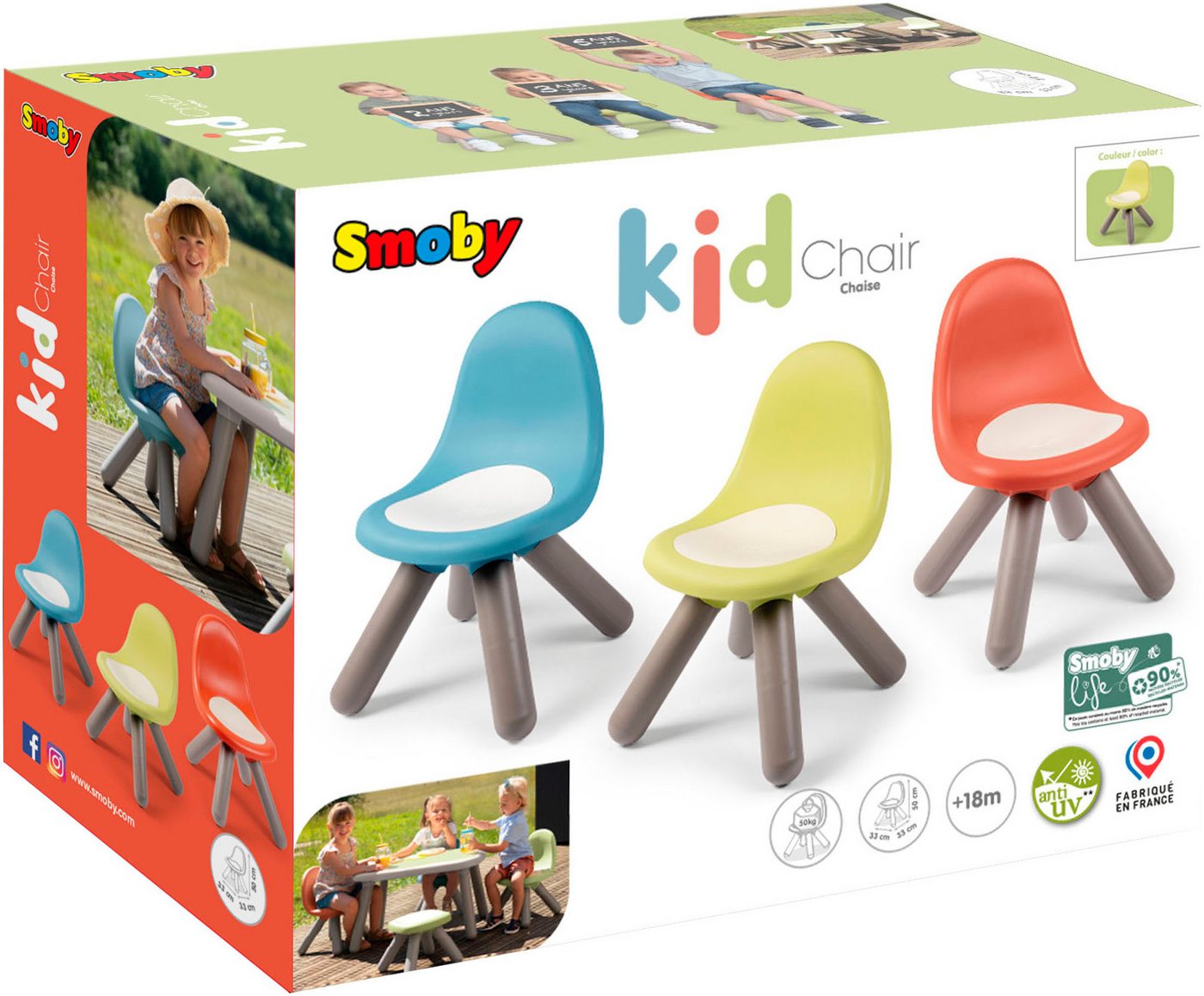 Smoby Kinderstuhl Smoby Life, Kid, Made in Europe – Bild 5 von 5