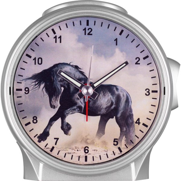 EUROTIME Kinderwecker Eurotime-29625-07 Kinderquarzwecker mit schleichender Sekunde