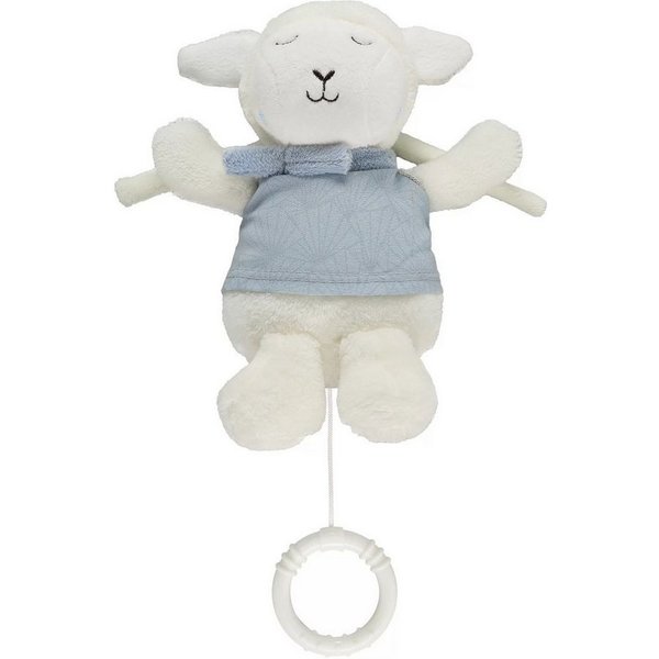 kindsgard Spieluhr Slumma - Schaf - Blau, Baby Spieluhr Einschlafhilfe