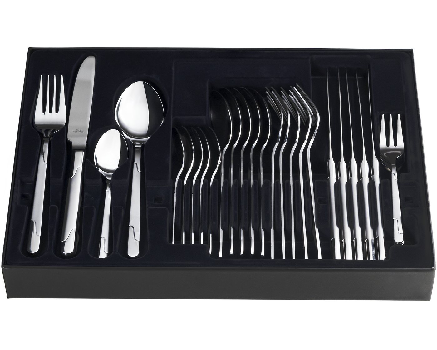 KING Besteck-Set »HMC« (31-tlg), 6 Personen, Edelstahl 18/0, 2,5 mm, Edelstahl 18/0, inkl. Besteck-Etui, für 6 Personen – Bild 3 von 3