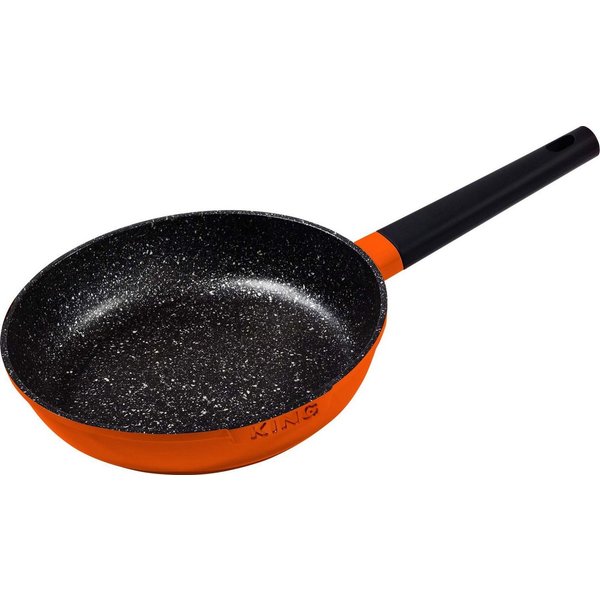 KING Bratpfanne Shine Orange, Aluminiumguss, Induktion