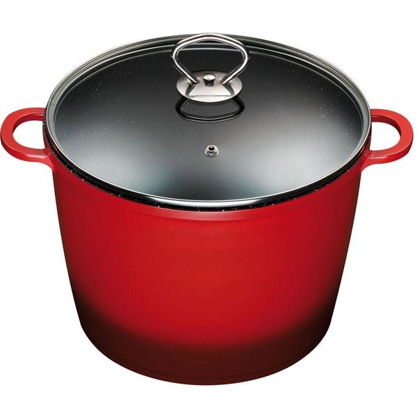 KING Kochtopf, Aluminiumguss, mit keramischer Innenbeschichtung, Ø 24 cm, 7 Liter, Induktion