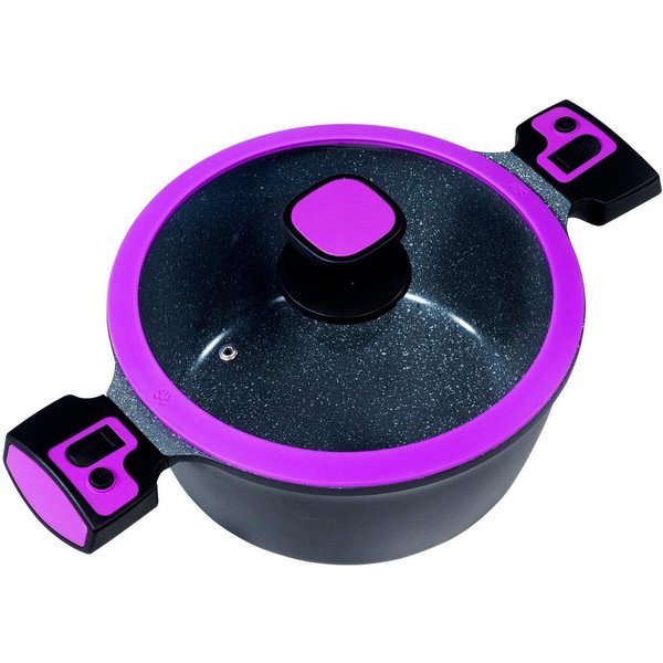 KING Kochtopf Click-Grip, Aluminiumguss (1-tlg), abnehmbare Griffe, Induktion
