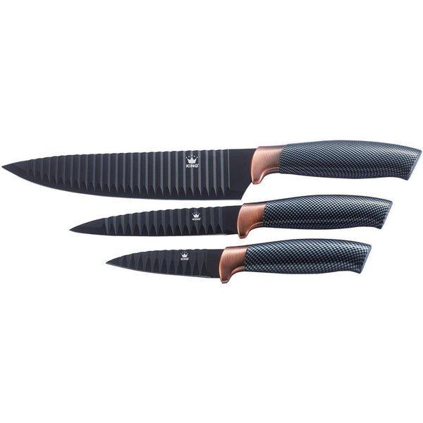 KING Messer-Set Carbon Design (Set, 3-tlg)