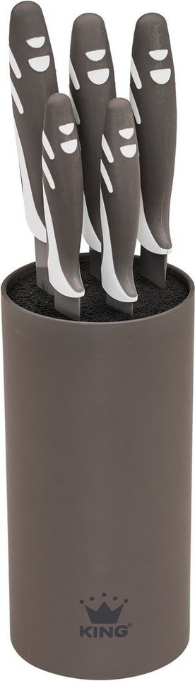 KING Messerblock Soft Touch (6tlg), mit KING protect Beschichtung – Bild 2 von 3
