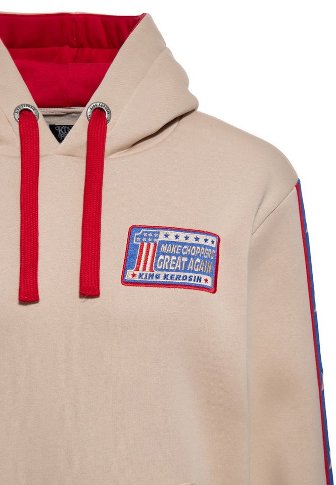 KingKerosin Kapuzenpullover Make Chopper Great Again für Chopper-Fans – Bild 4 von 5