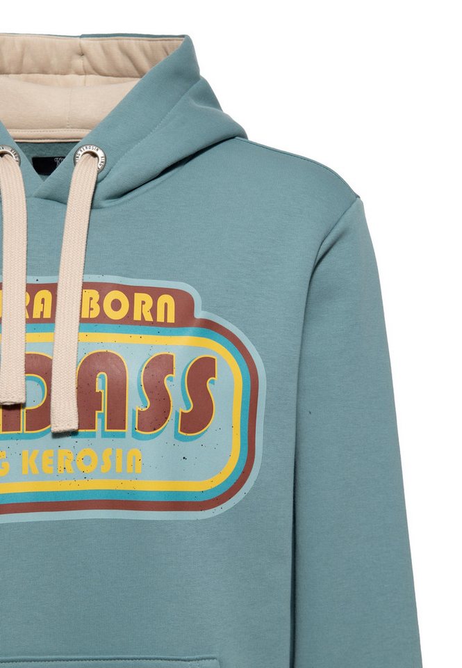 KingKerosin Kapuzenpullover Natural Born Badass mit Rückenprint – Bild 3 von 5