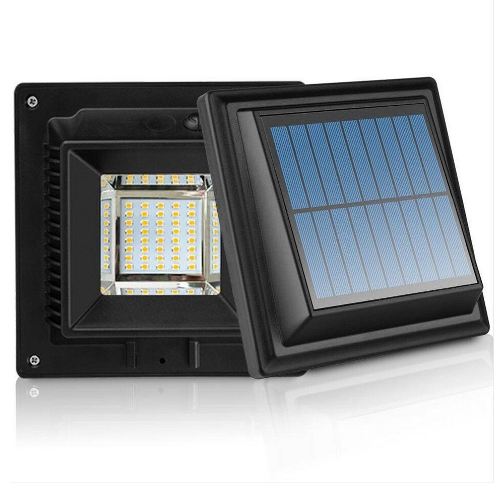 KingLux LED Dachrinnenleuchte 40LEDs Solar dachrinnenleuchten für außen mit Lichtsensor, Lichtsensor, LED fest integriert, Kaltweiss, Warmweiss – Bild 2 von 5