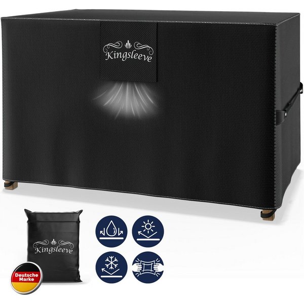 Kingsleeve Gartenmöbel-Schutzhülle, Wasserdicht Winterfest Abdeckplane Sitzgruppe Garten 125x63x74cm