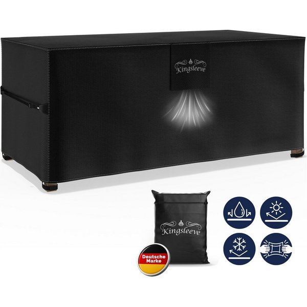 Kingsleeve Gartenmöbel-Schutzhülle, Winterfest Wasserdicht Abdeckplane Gartenmöbel Biertisch 180x90x74cm