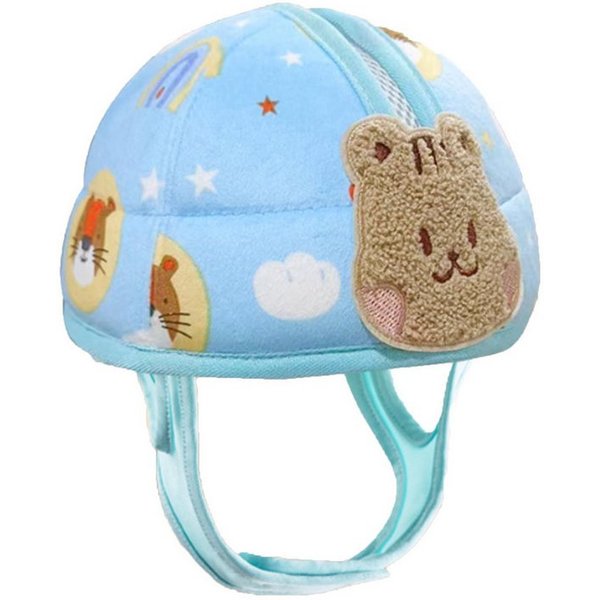 KINSI Kinderhelm Baby-Kleinkind-Kopfschutz, Sturzmütze, Sturzhelm, atmungsaktiv