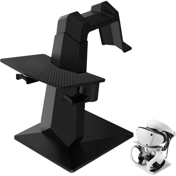 KINSI Konsolen-Standfuß PS VR2 Tischaufsteller, Horizontaler Ständer, stabil, für PS Konsole, (VR Headset Halterung Zubehör, Controller Halterung)